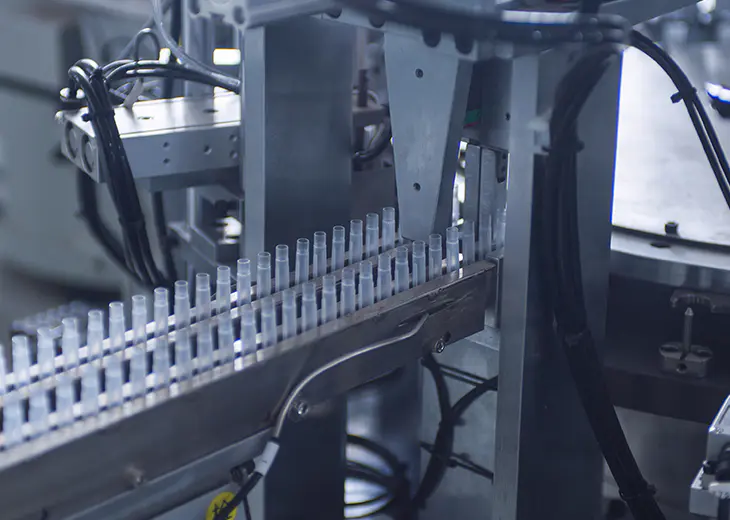 How does the fine mist plastic sprayer automatic assembly machine handle different nozzle configurations for fine mist spraying?